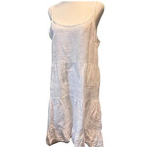 Valentina Naldi Linen Sundress Size S Whimsca Country Cottage Core Fairy Western